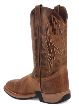 Laredo Vapor Tan/Brown Leather Cowboy Boots