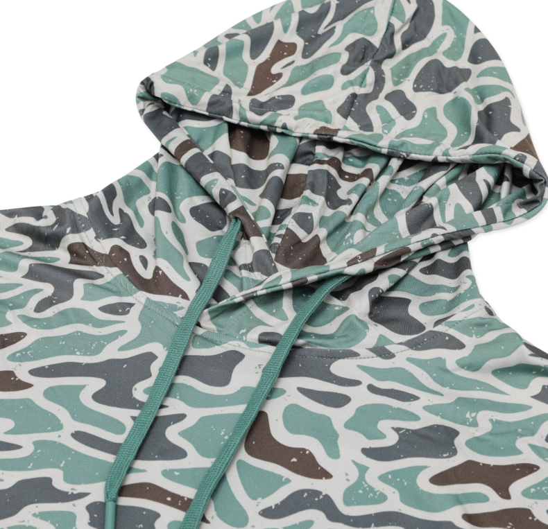 Performance Hoodie- Retro Duck Camo