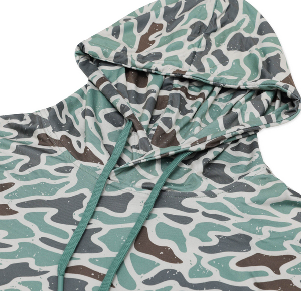 Performance Hoodie- Retro Duck Camo