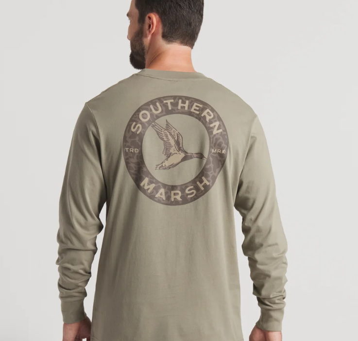 LS Inflight Camo Tee - Stonewall Olive