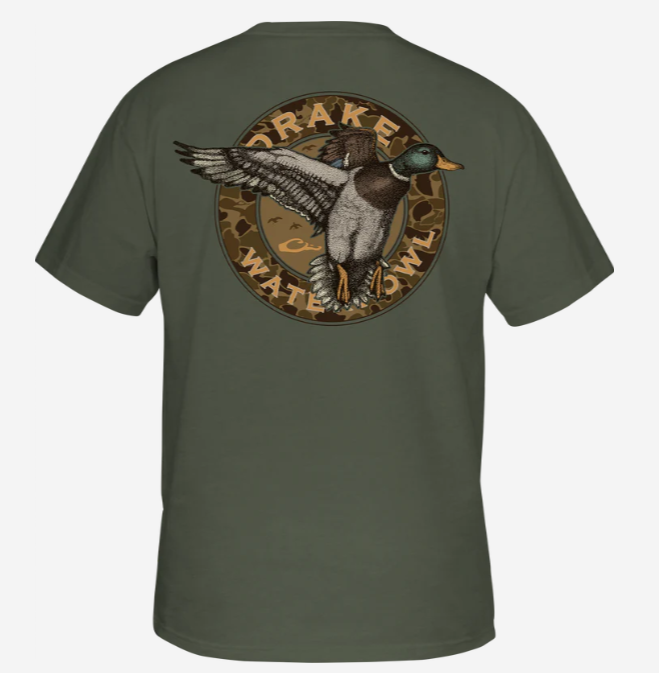 Circle Mallard Tee SS - Kalamata Lt Heather