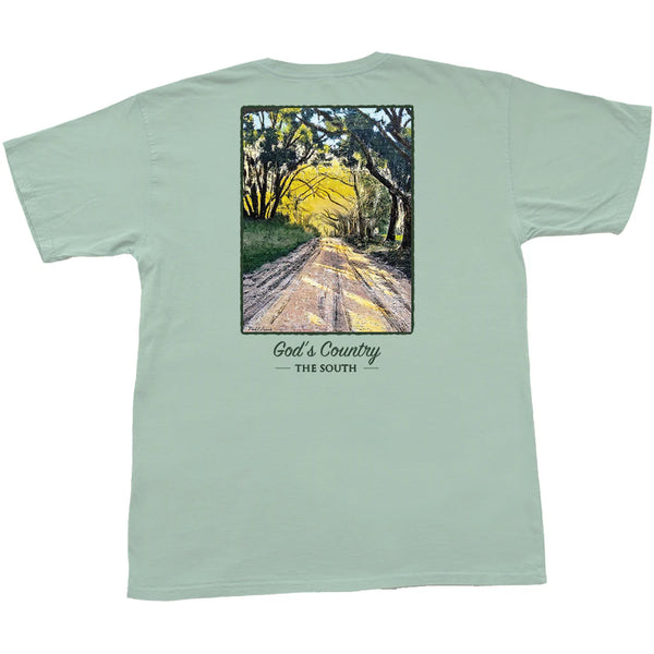 God's Country Short Sleeve Pocket Tee - Aquafoam