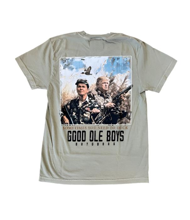 Trump Reagan Need To Duck Tee - Sand