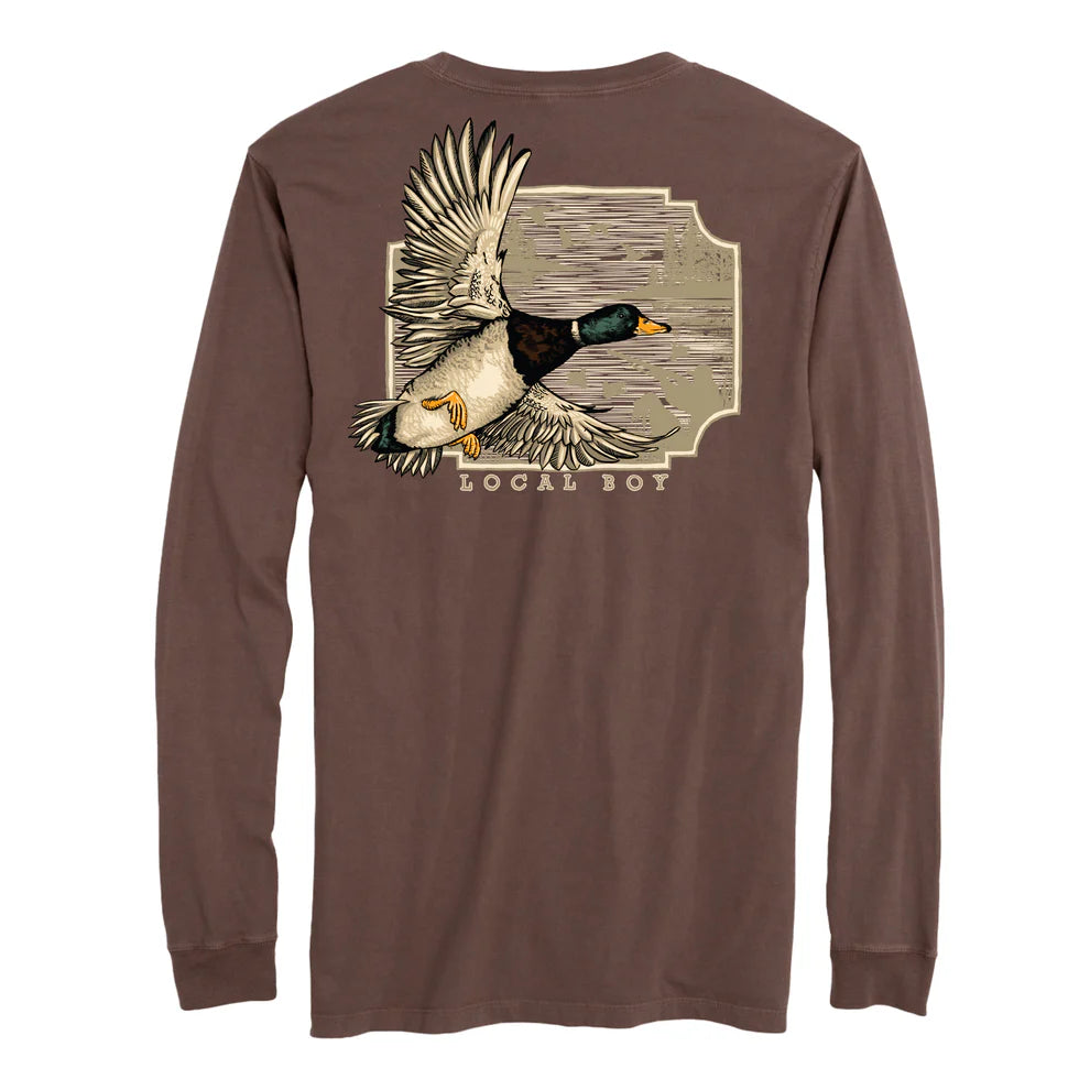 Greenhead Flight LS Tee - Espresso