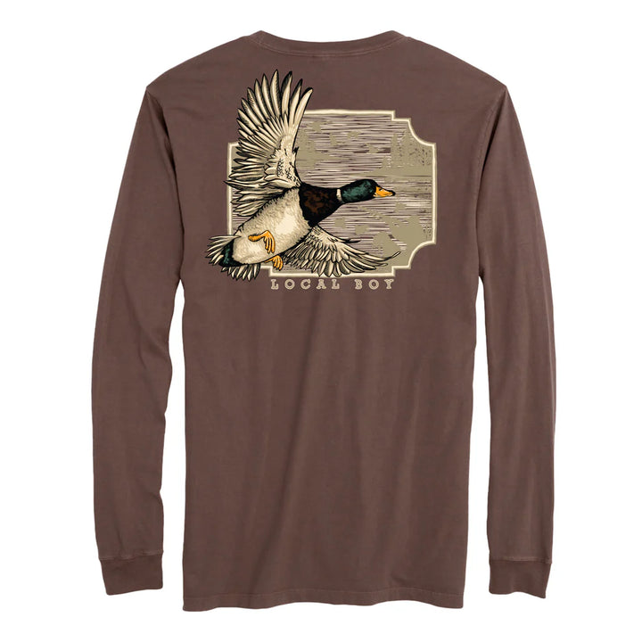 Greenhead Flight LS Tee - Espresso
