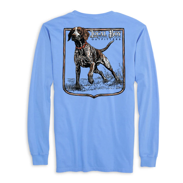 GSP Hunt LS Tee - Washed Denim