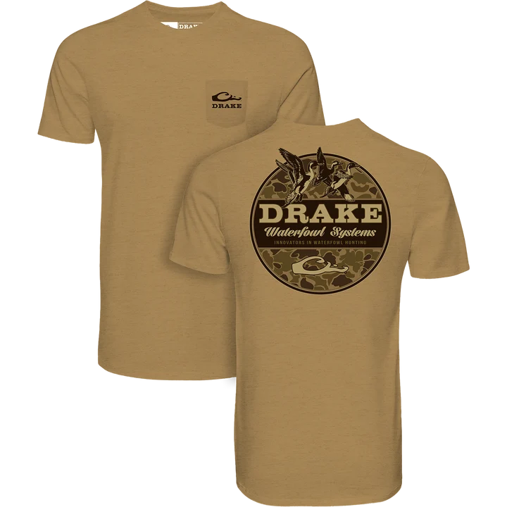 Old School Circle T-Shirt - Honey Mustard