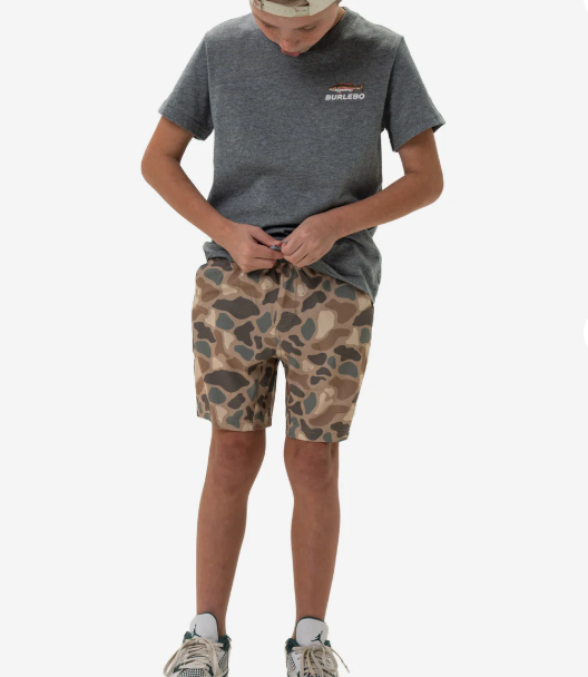 Youth Athletic Short - Pintail Camo