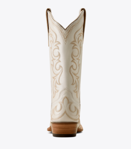 Hazen Western Boot- Ivory Pearl