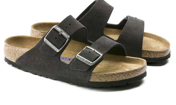 Arizona Soft Footbed Suede Leather - Velvet Gray