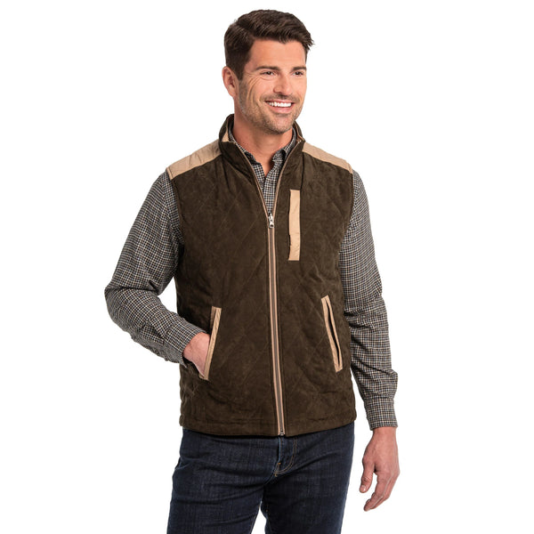 High Point Nylon & Microsuede Reversible Vest