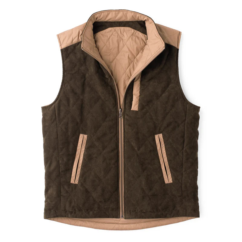 High Point Nylon & Microsuede Reversible Vest