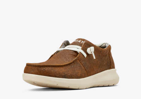 Men's Hilo Shoe - Mahogany Blanket Emboss