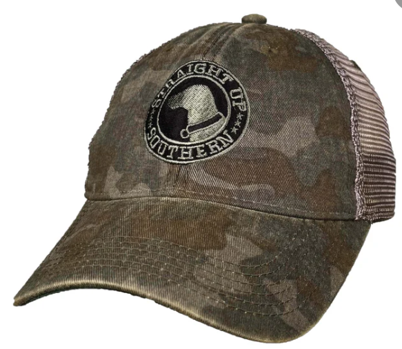 Circle Logo - Mesh Cap - Green Camo