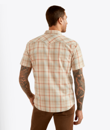 Horton Retro Fit Short Sleeve - Light Brown