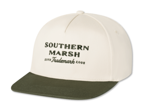 Trademark Hat - Hunter Green & White