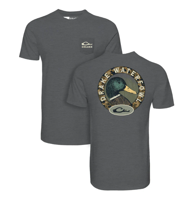 Mallard Circle Tee SS - Graphite Heather