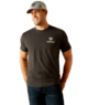 Men's Ariat Star Spangled T-Shirt - Charcoal Heather