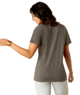 Women's Ariat Buckle Up T-Shirt - Graphite