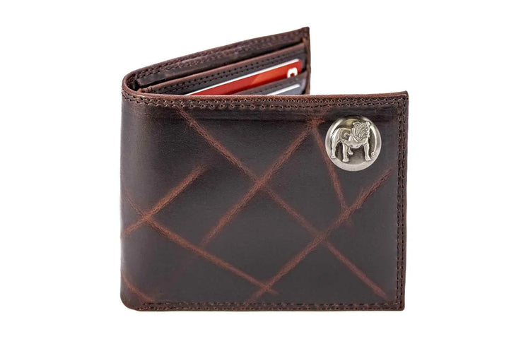 Tri-Fold Georgia Standing Dog Wallet