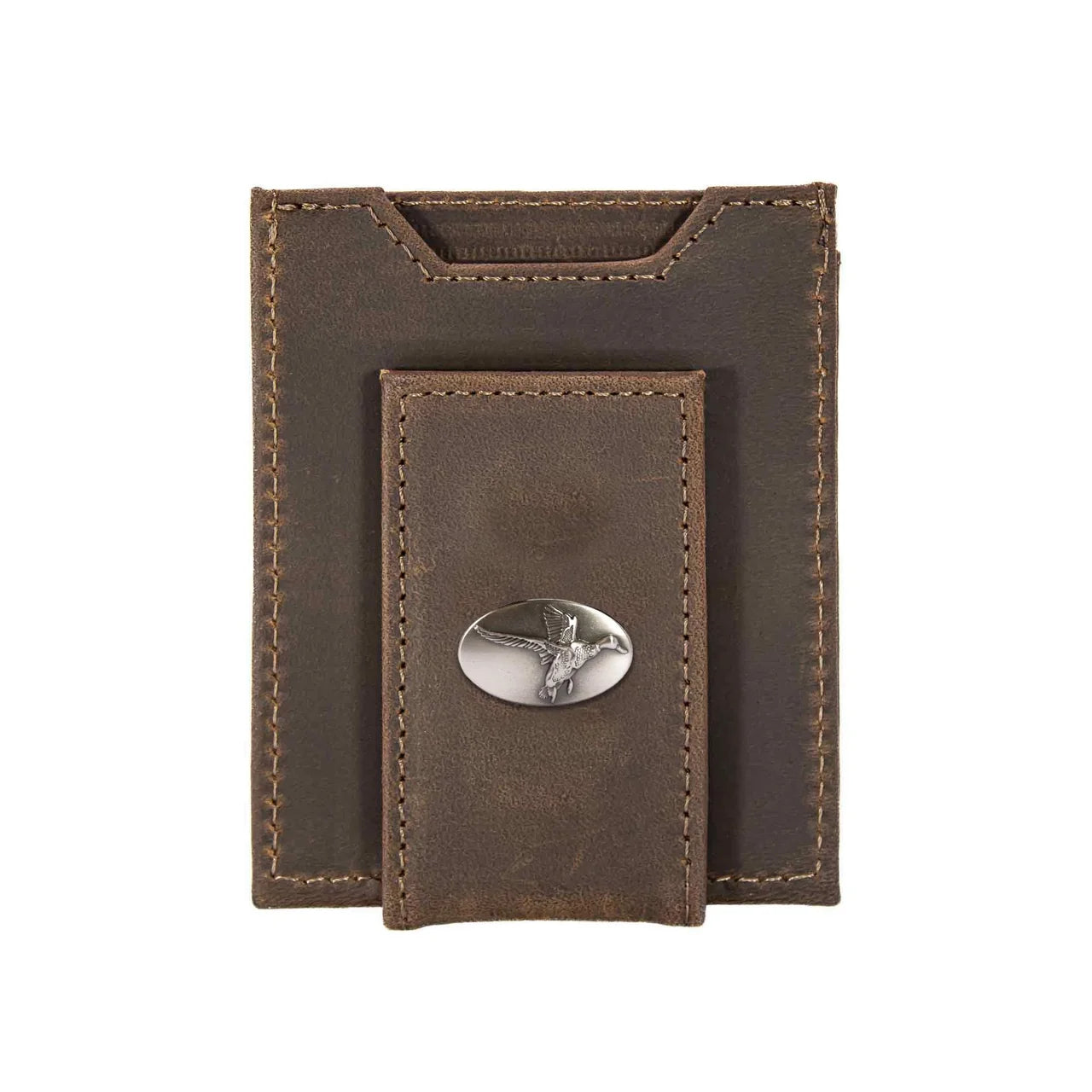 Mallard Magnetic Leather Slim Wallet