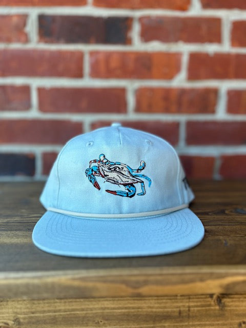 Breeze Blue Rope Hat - Blue Crab