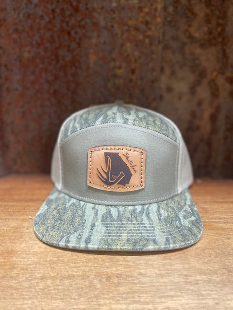 GA Antler Patch Flat Bill - Bottomland & Balsa