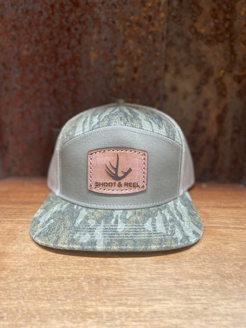 Antler Patch Flat Bill - Bottomland/Balsa