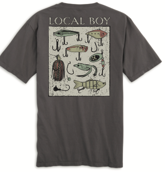 Youth Tackle Box Tee - Grey