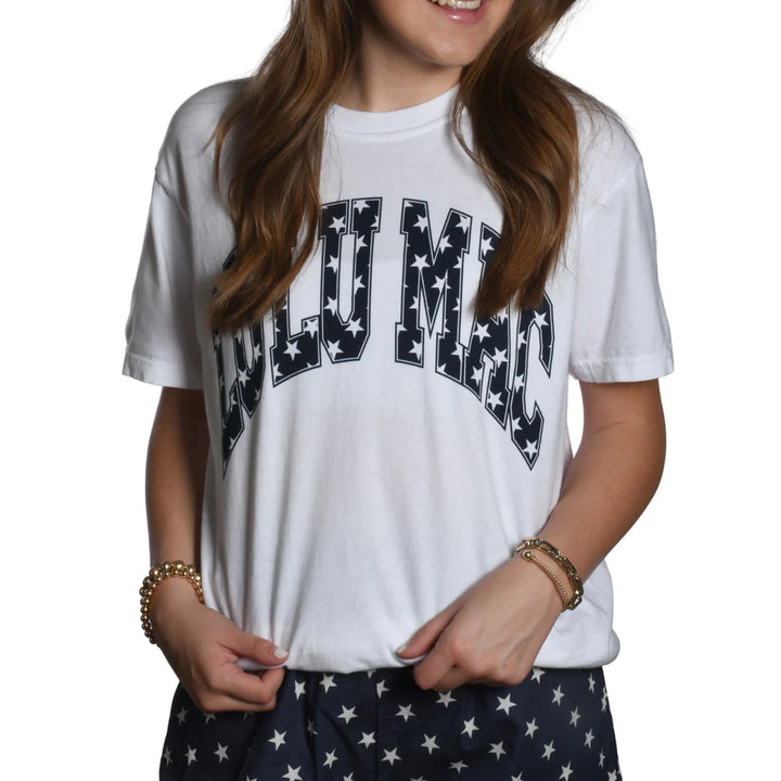 Star Logo Tee - Blue Americana Star