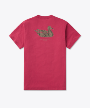 Duck Originals Camo Tee - Rhubarb