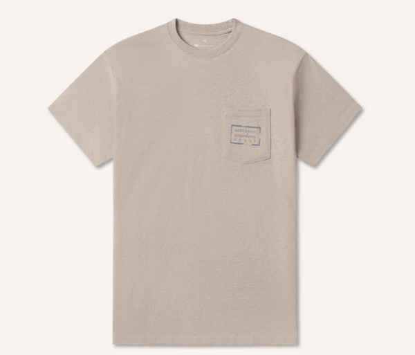 Authentic Tee - Heathered - Washed Burnt Taupe