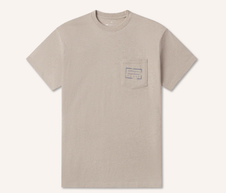 Authentic Tee - Heathered - Washed Burnt Taupe