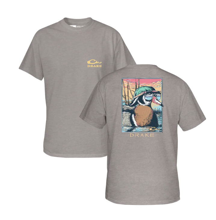 Youth Pop Art Wood Duck Sunglasses T-Shirt - Wind Chime