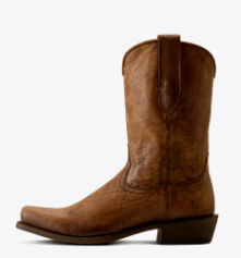 Men's Knoxville Square Toe Western Boot- Gravel Brown