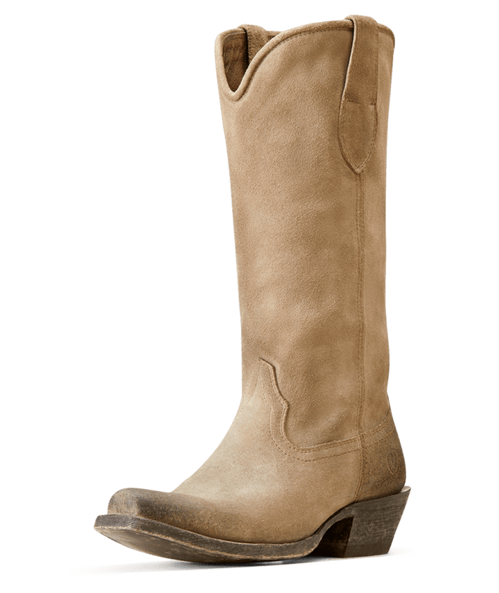 Memphis Western Boot - Burnt Taupe Suede