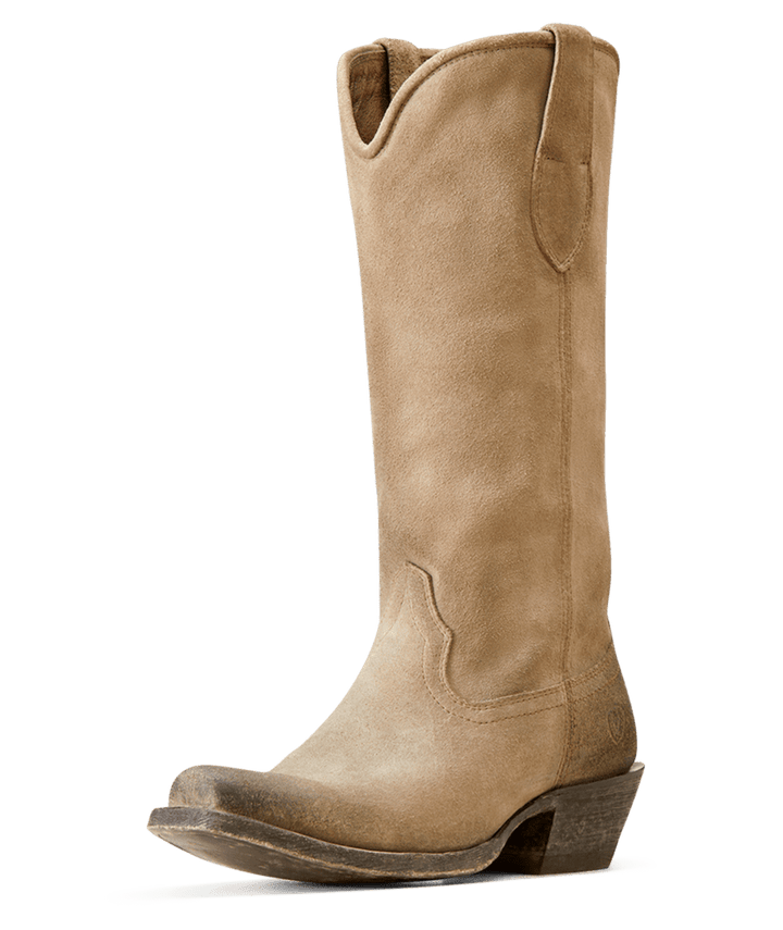 Memphis Western Boot - Burnt Taupe Suede