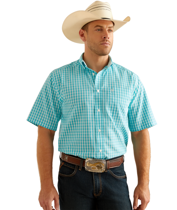 Wrinkle Free Sterling Shirt - Radiance Blue