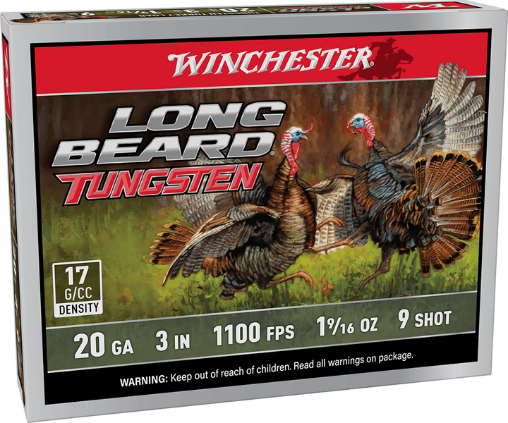 Winchester 20 GA 3" 1 9/16oz 1100FPS #9 Long Beard TSS