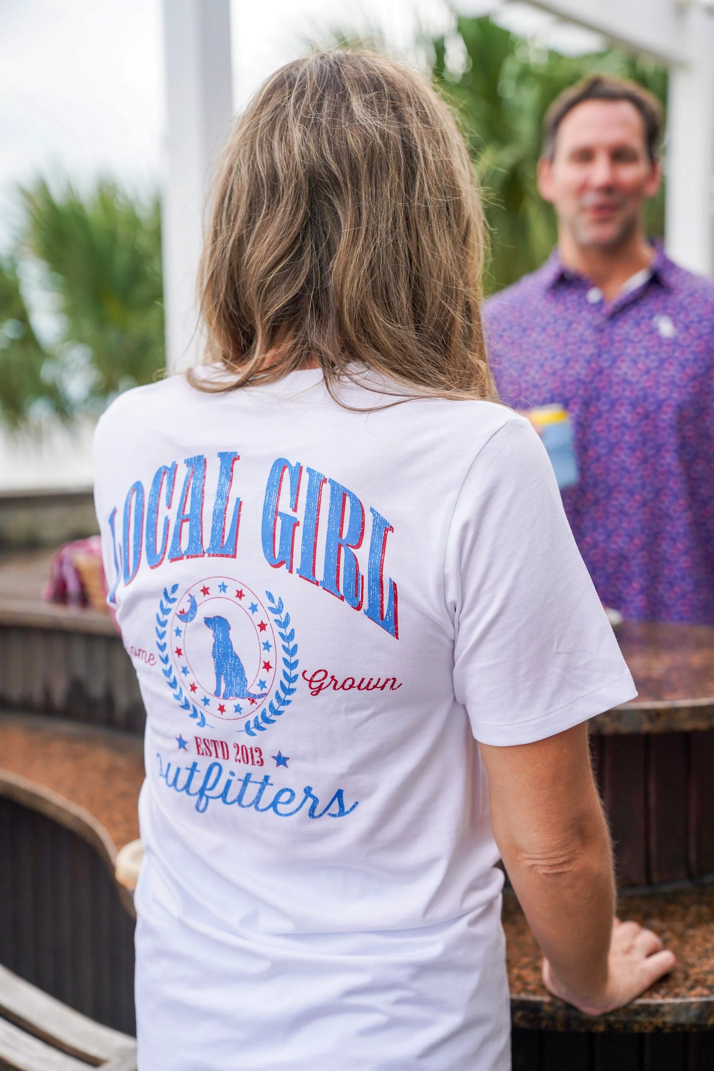 LG Vintage USA SS Tee - White