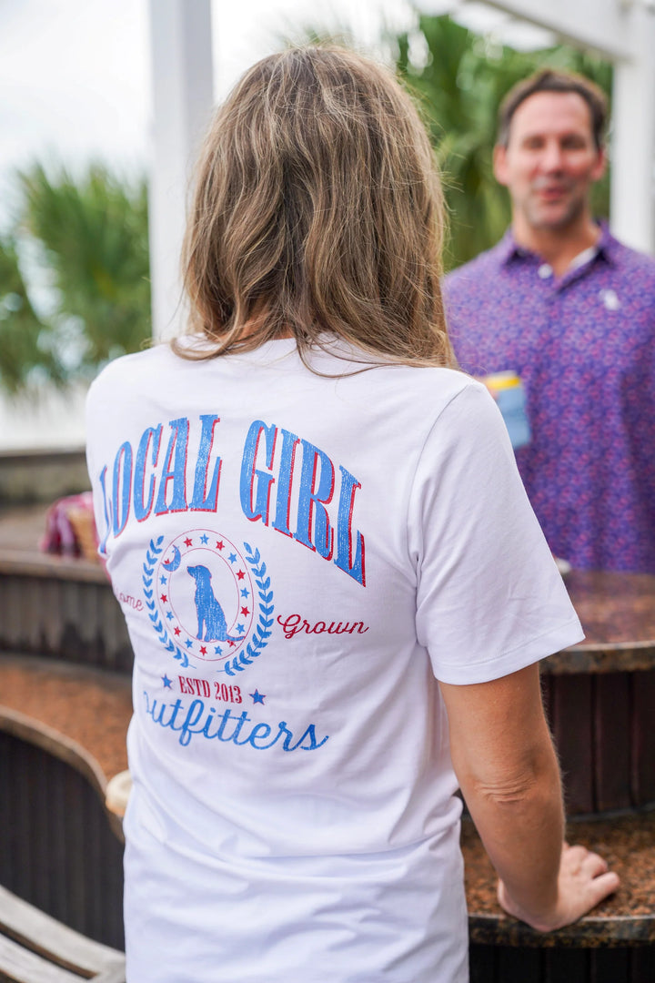 LG Vintage USA SS Tee - White