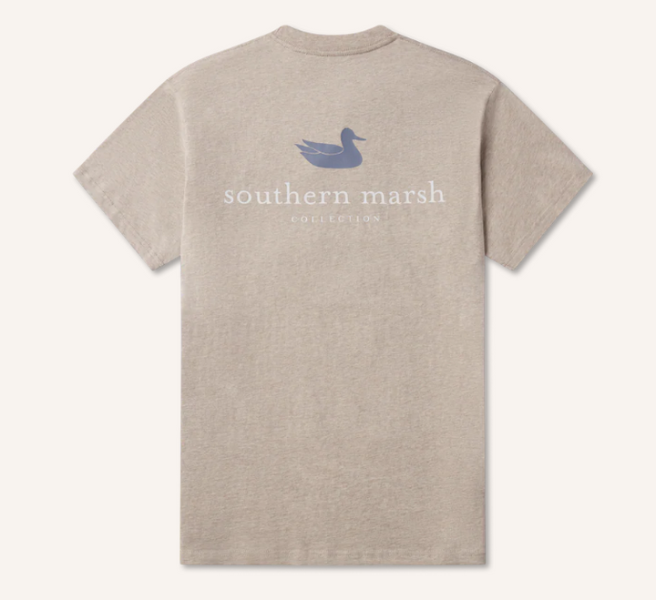 Authentic Tee - Heathered - Washed Burnt Taupe
