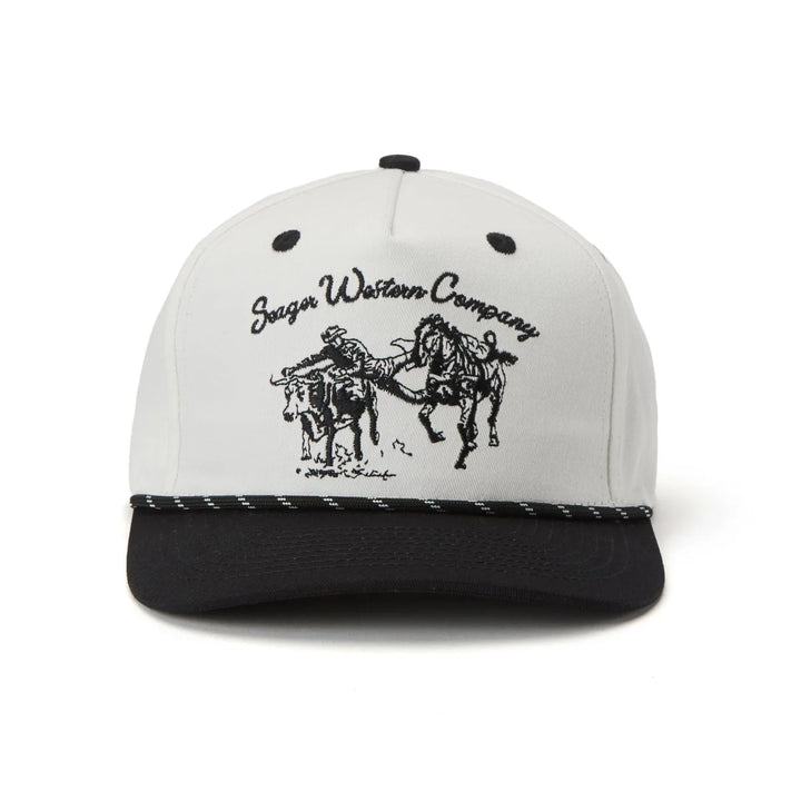 Los Rios Canvas Snapback Cream/Black
