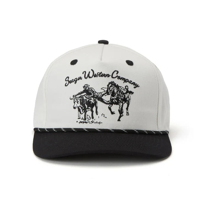 Los Rios Canva Snapback Cream & Black