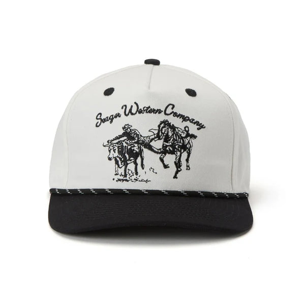 Los Rios Canva Snapback Cream & Black