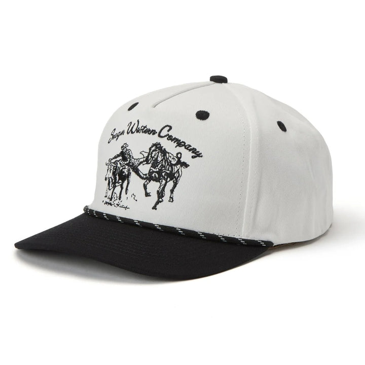 Los Rios Canvas Snapback Cream/Black