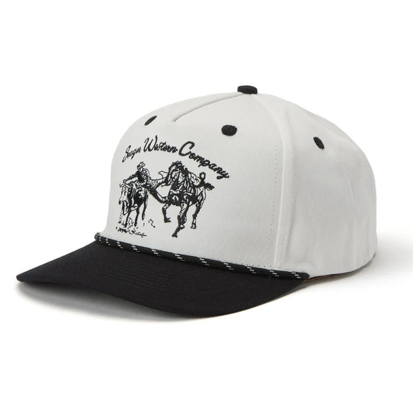 Los Rios Canva Snapback Cream & Black