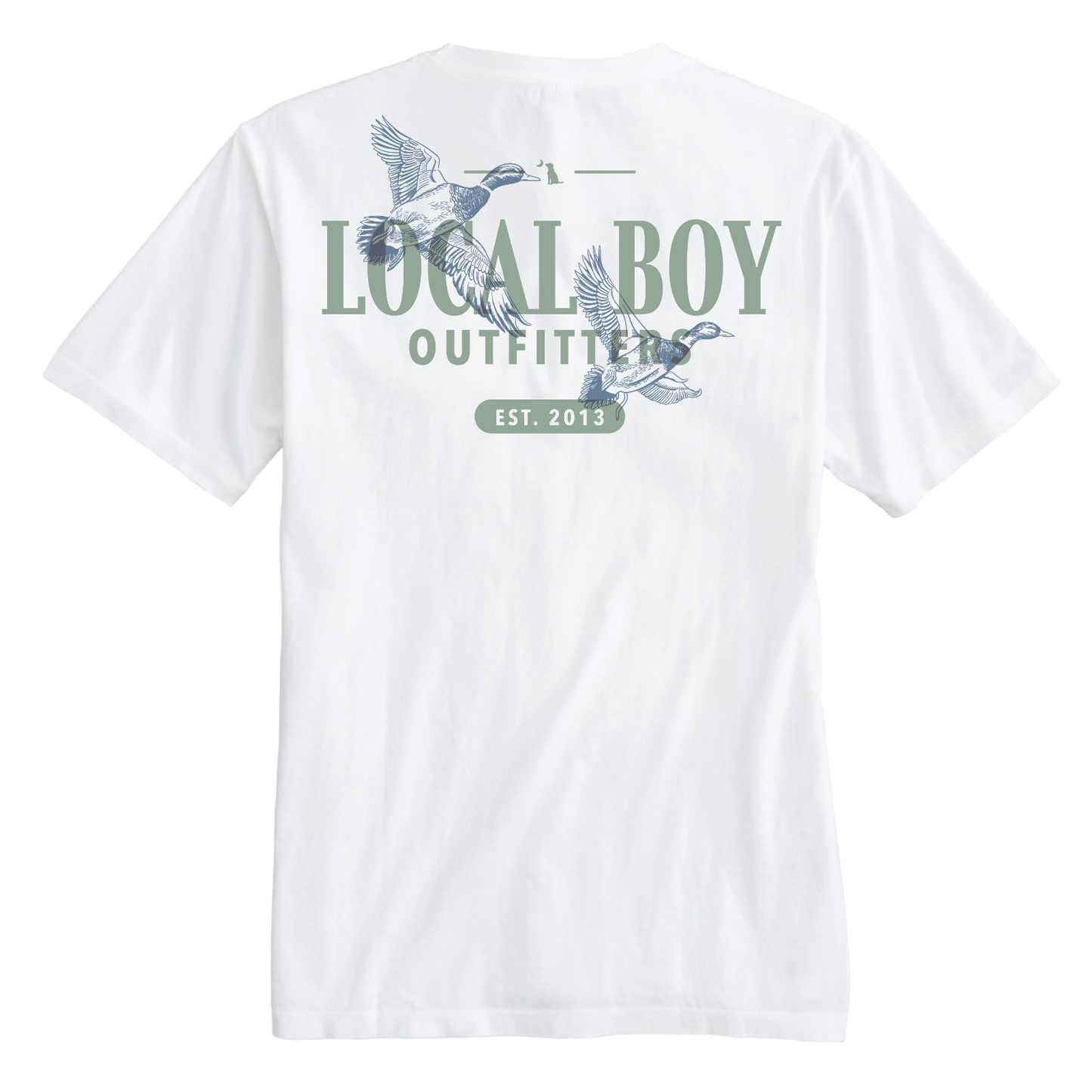 Lucky Ducks SS Tee - White