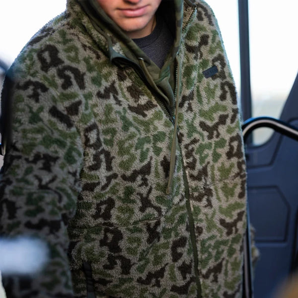 Boatbar Sherpa Jacket - Forest Grouper Camo