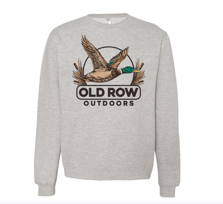 The Mallard Crewneck- Sports Grey